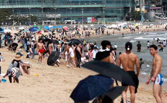 부산 해운대해수욕장. 연합뉴스