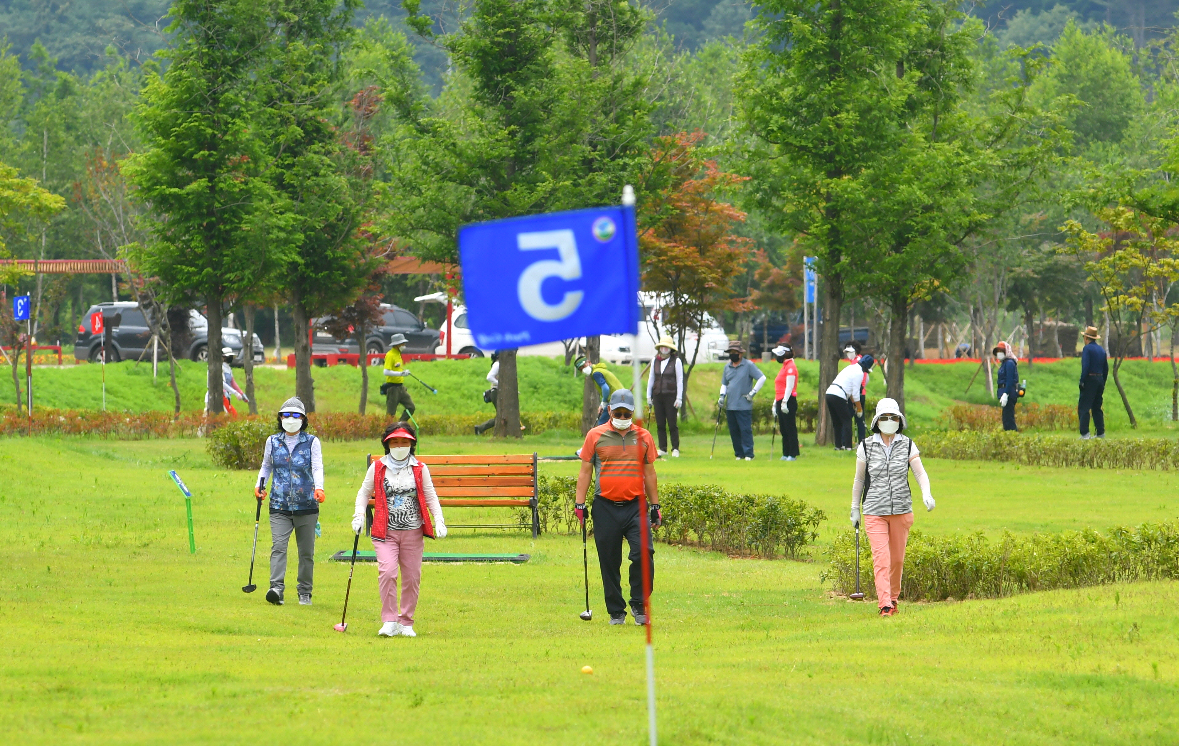 화천 하남면 산천어 파크골프장. 화천군 제공