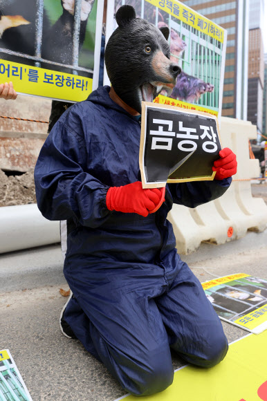 ‘곰농장의 곰들을 생츄어리로’