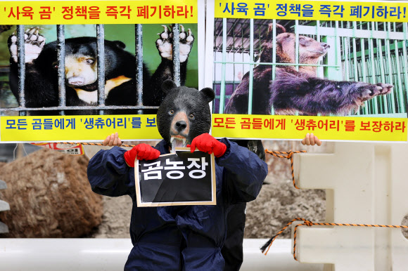 ‘곰농장의 곰들을 생츄어리로’
