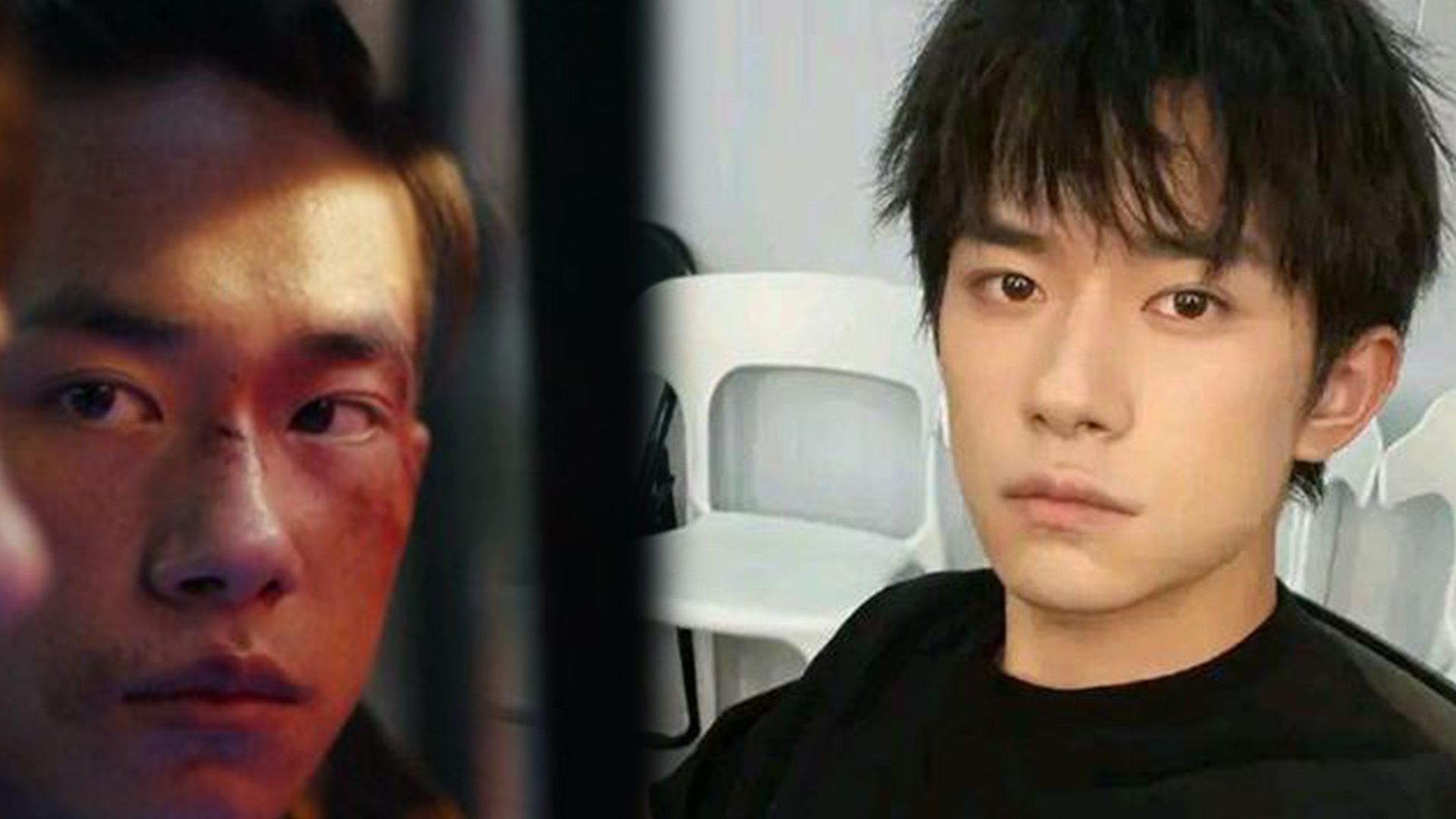 영화 ‘소년시절의 너’ 포스터 속 이양첸시(왼쪽), 그의 일상 모습(바이두 캡처).