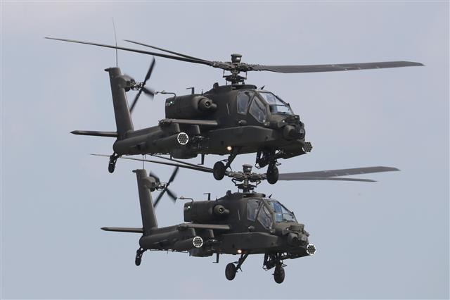 아파치 가디언 공격헬기의 멋진 비행