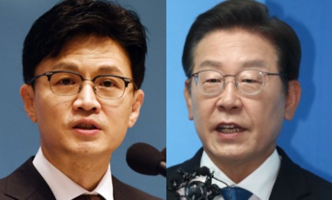 한동훈(왼쪽) 법무부 장관. 이재명(오른쪽) 더불어민주당 의원. 서울신문 DB