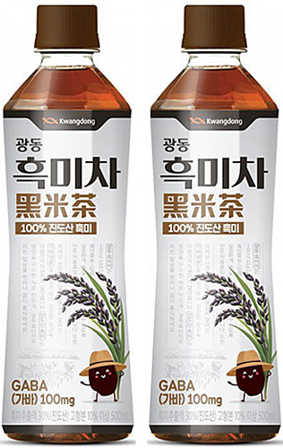 ‘가바(GABA)’를 100mg 함유한 광동제약 ‘광동 흑미차’