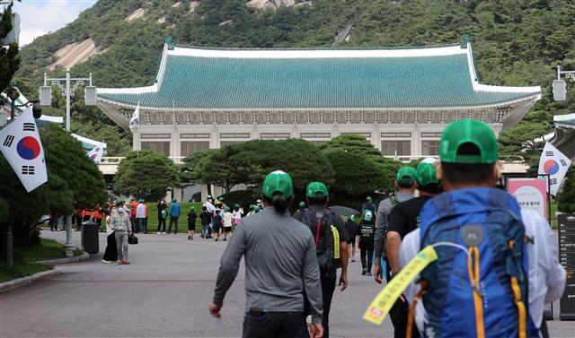 개방 100일을 맞이한 청와대