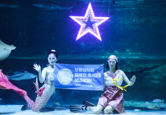 “행복한 추석 보내세요”