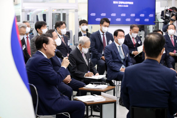 1차 규제혁신전략회의 주재하는 윤석열 대통령