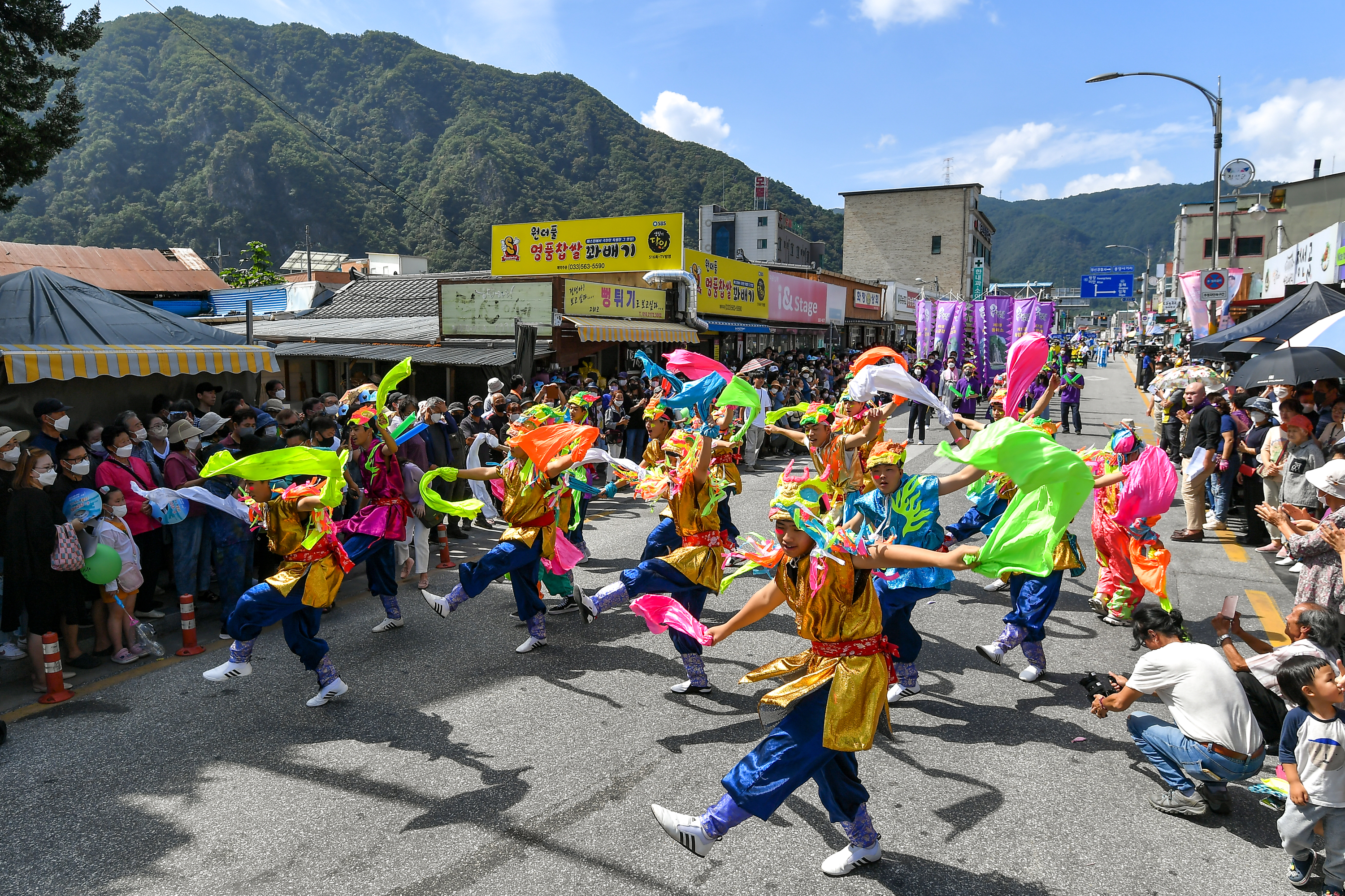 제47회 정선아리랑제 거리퍼레이드. 정선군 제공