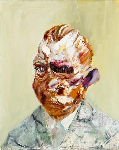 ‘눈꺼풀 없는 눈’. 고흐의 초상화를 프랜시스 베이컨의 작품처럼 변형시켰다. 크리스티 제공