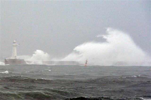 태풍 난마돌이 왔다
