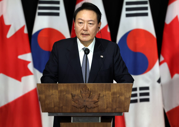 발언하는 윤석열 대통령