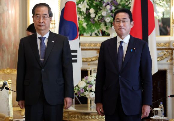 [도쿄=뉴시스] 김명원 기자 = 한덕수 국무총리가 28