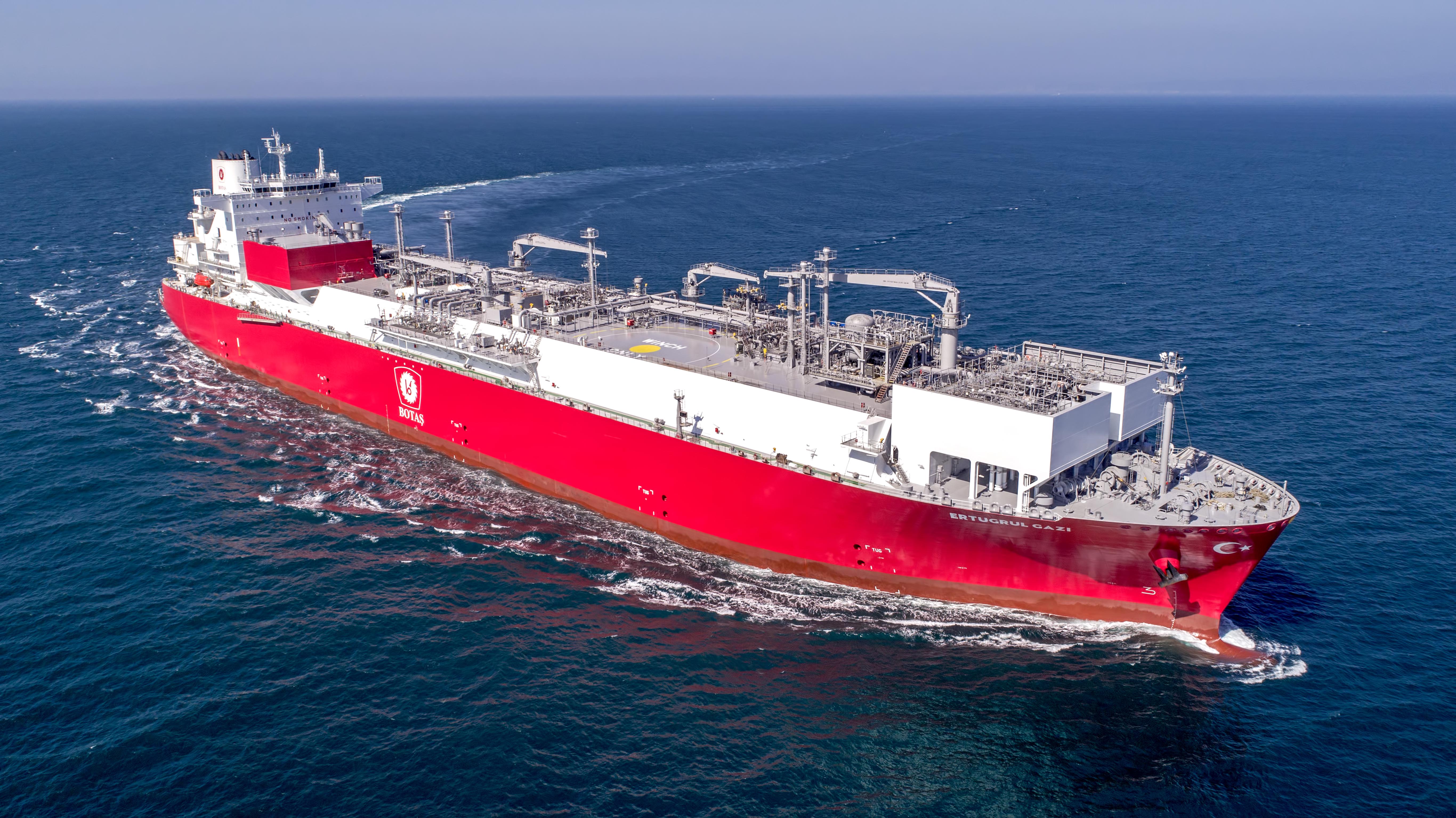 현대중공업이 건조한 17만㎥(입방미터)급 lNG-FSRU 설비 한국조선해양 제공