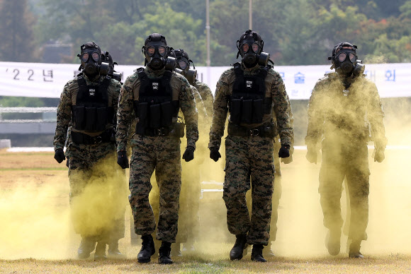 특수전사령관기 특공무술 경연대회 품새 결승전