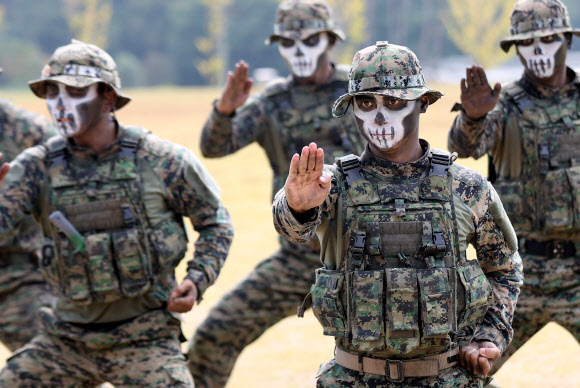 3공수특전여단이 선보이는 품새