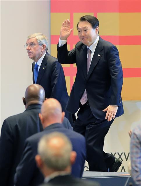 ANOC 총회 참석하는 윤 대통령