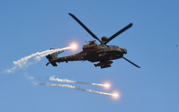 19일 오후 제7기동군단 11기동사단, 한미연합사단 예하 미군 11공병대대 등 장병들이 경기도 여주시 연양동 남한강 일대에서 한미연합 도하훈련을 하고 있다. 2022.10.19.안주영 전문기자