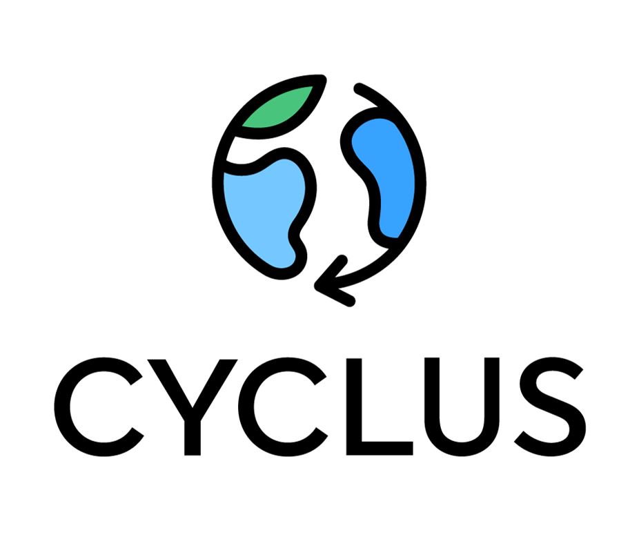 SK지오센트릭 친환경 통합 제품 브랜드 ‘싸이클러스(CYCLUS)’로고.
