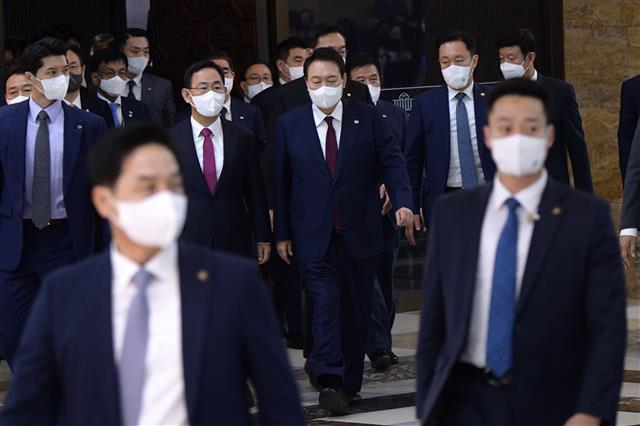 尹 대통령, 2023년 예산안 및 기금운용계획 시정연설 마치고