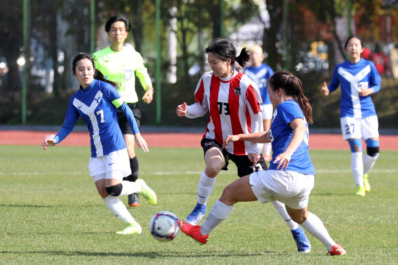 정기 연고전 사상 첫 여자축구