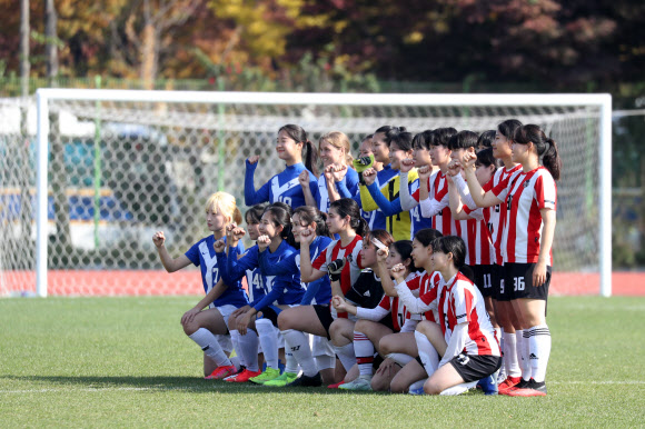 정기 연고전 사상 첫 여자축구