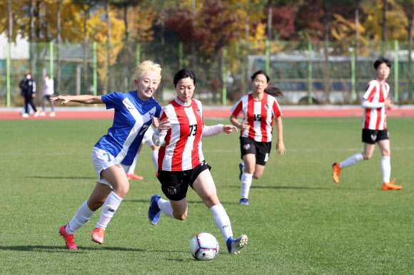 정기 연고전 사상 첫 여자축구