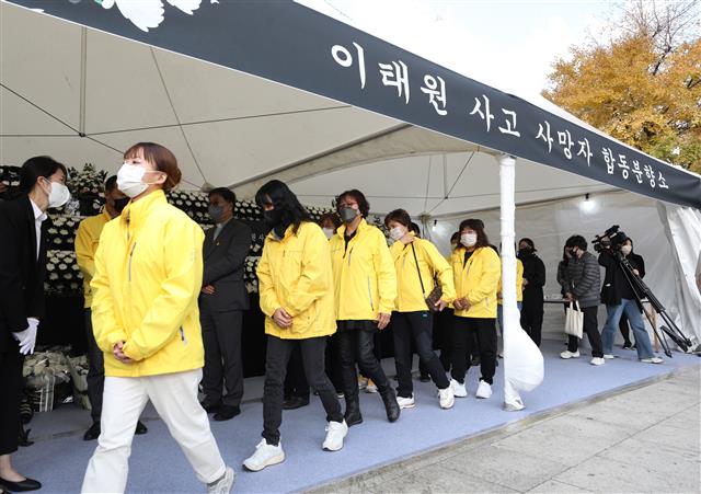 합동분향소 찾은 세월호 가족협의회
