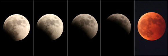 개기월식과 천왕성 엄폐 동시 발생