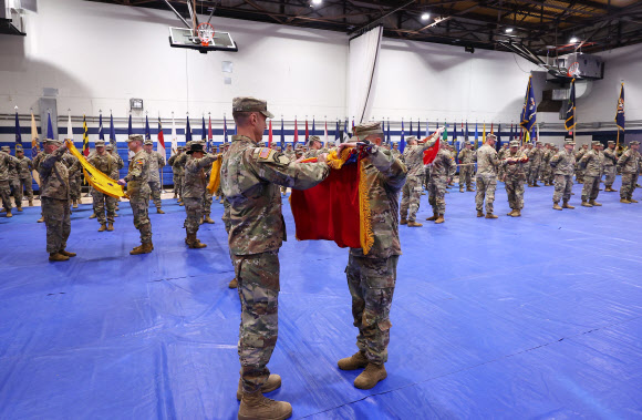 미군 제1기갑전투여단 임무완료