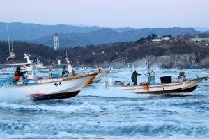 동해안 최북단 3대 어장 중 하나인 삼선녀어장. 북한의 미사일 발사 영향으로 조업 포기가 늘고있다. 자료사진 