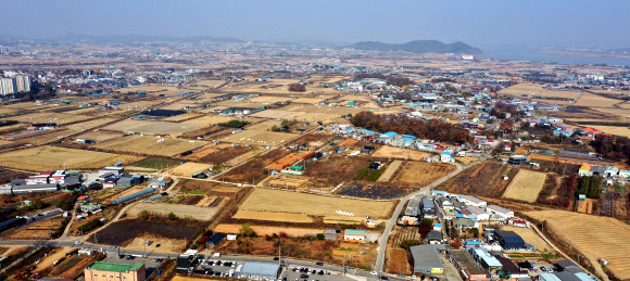김포 한강2 콤팩트시티 조성되는 양촌읍 일대