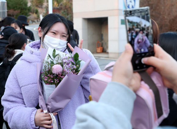 수능 추억 찰칵