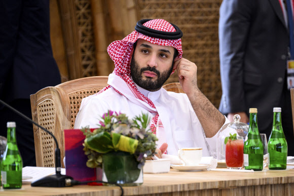 무함마드 빈 살만 사우디아라비아 왕세자. AP