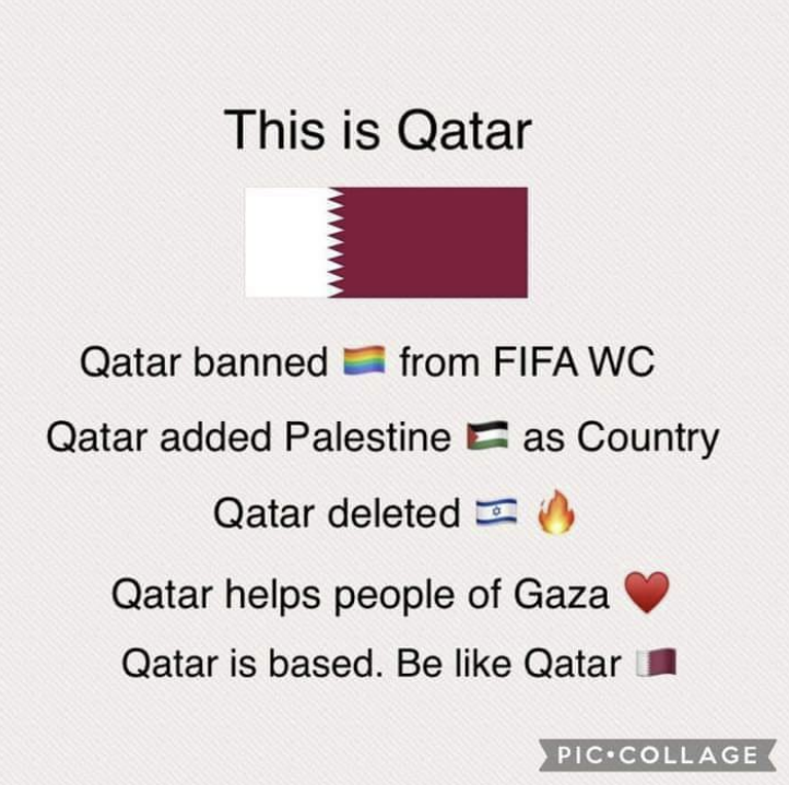 카타르 월드컵에서 십자군 복장을 하고 경기장에 들어가려던 관객이 FIFA로부터 입장을 제지당했다. 이 같은 사실을 포함해 카타르 월드컵에서 현자 정서를 고려해 기존과 달라진 점들을 나열해 알리는 온라인 게시물이다. islamichistorymemes 인스타그램