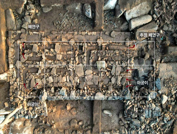 국립강화문화재연구소, 강화 묘지사지서 대형 온돌 흔적 확인