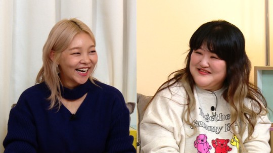 모델 출신 방송인 송해나(왼쪽), 이국주(오른쪽). KBS 2TV 예능 프로그램 ‘옥탑방의 문제아들’