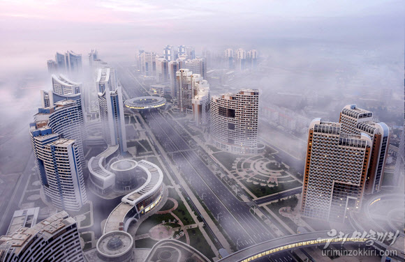 북한 평양 송화거리