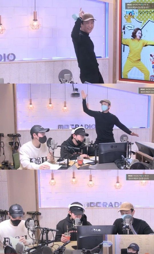 6일 MBC FM4U ‘정오의 희망곡 김신영입니다’에 출연한 그룹 신화의 유닛 ‘신화 WDJ’ 김동완, 이민우, 전진.
