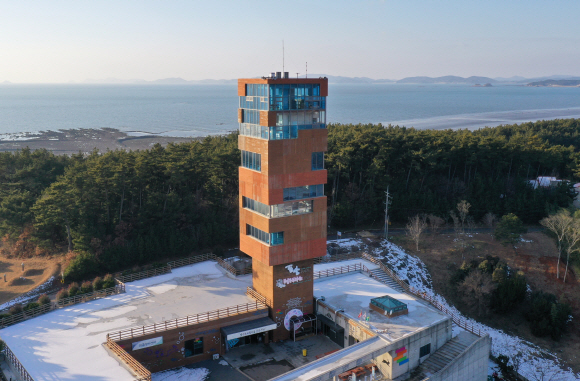 충남 태안 별주부마을 전망대.