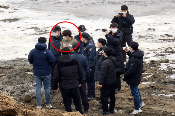 동거녀 시신 수색현장 찾은 이기영