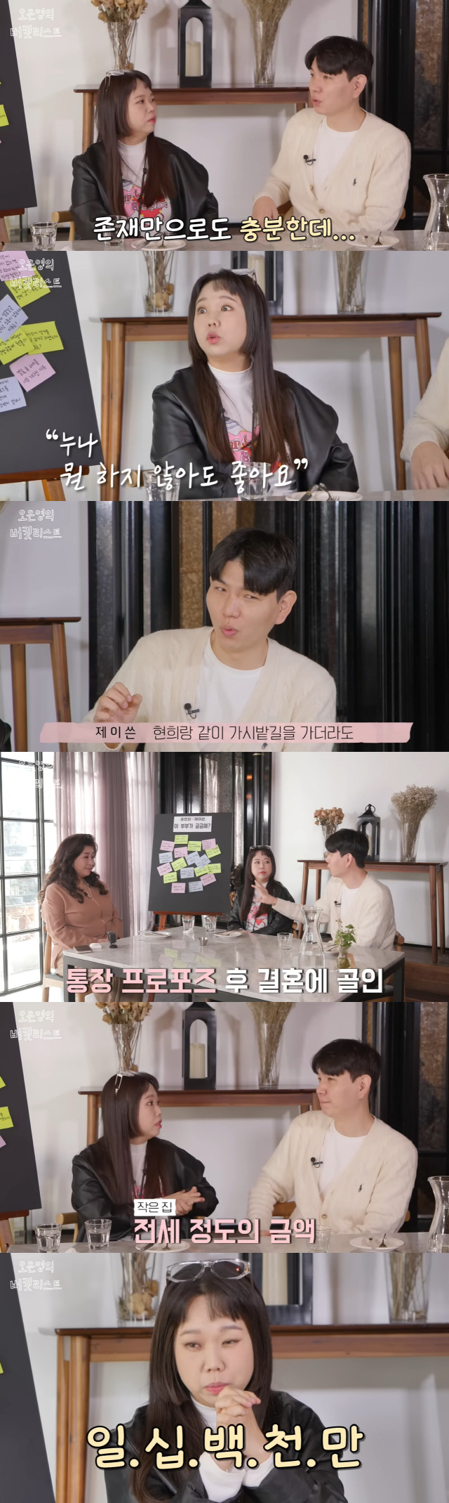 오은영의 유튜브 채널 ‘오은영의 버킷리스트’ 홍현희 제이쓴 부부