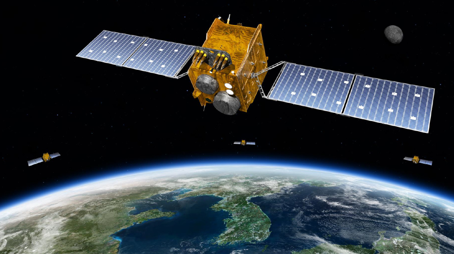 한국형 위성항법시스템(KPS) 위성. 대한항공 제공