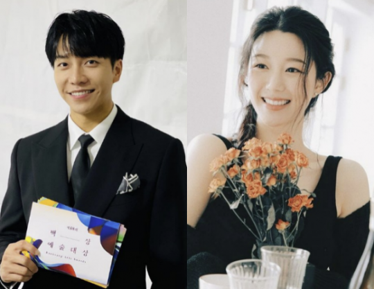 이승기, 이다인이 2021년 5월 열애를 인정한 지 2년 여 만에 부부 연을 맺게 됐다. 인스타그램 캡처