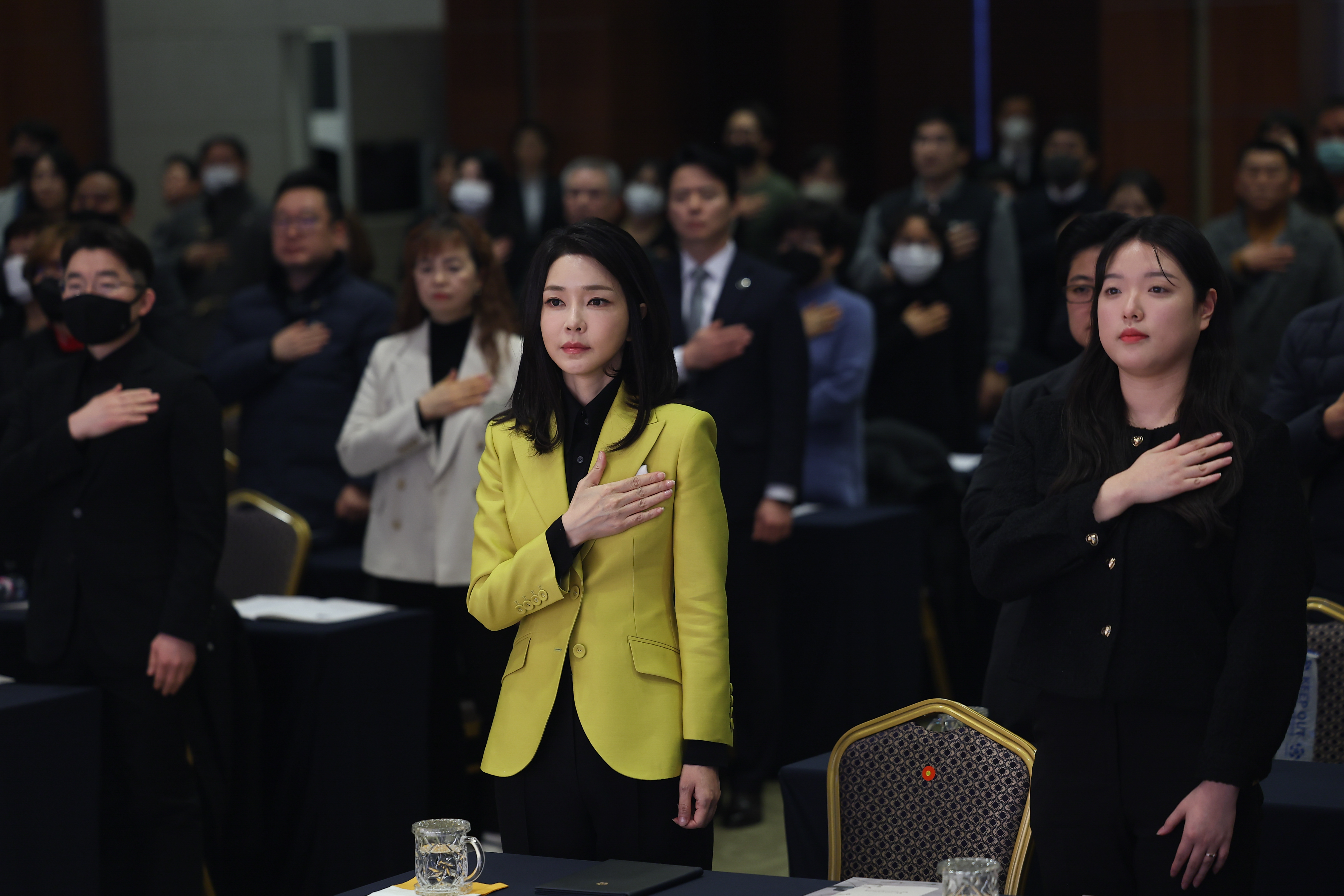 한국수어의 날 기념식 참석한 김건희 여사