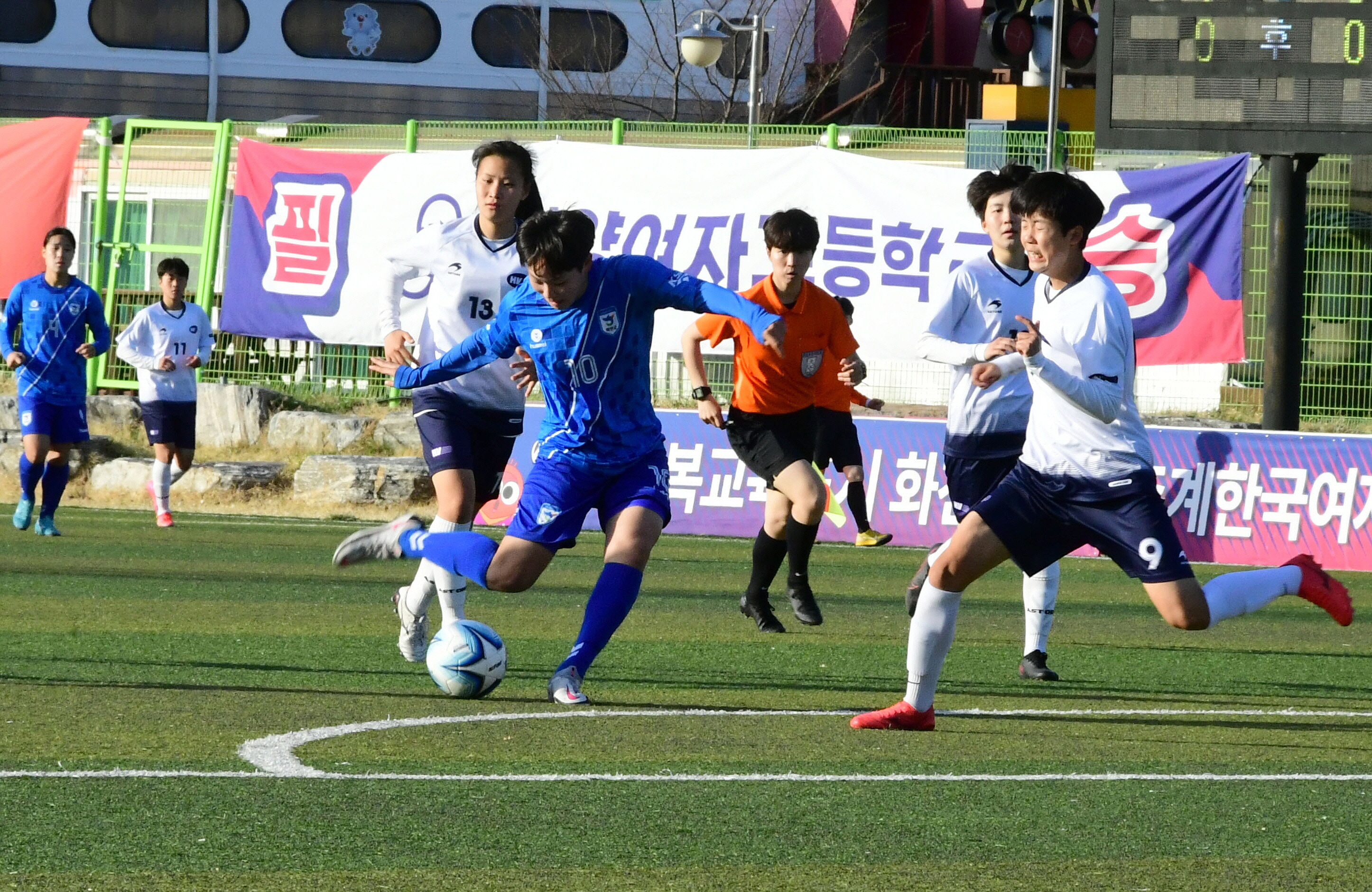 2021 춘계한국여자축구연맹전 모습. 화천군 제공