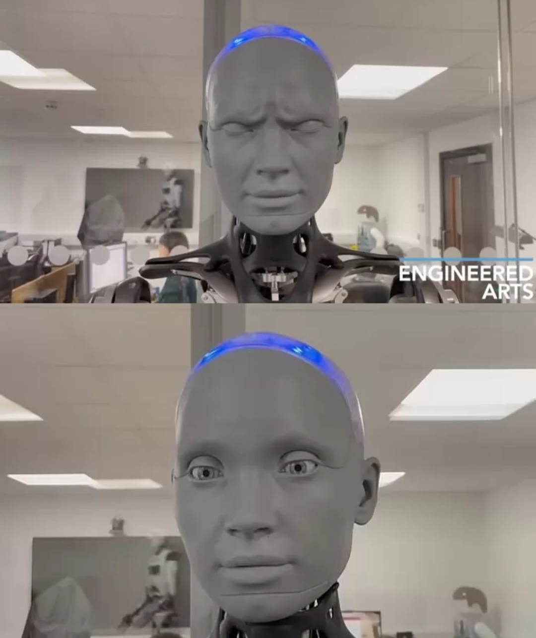 가장 진보한 형태의 휴머노이드 로봇 ‘아메카’의 새로운 영상이 공개됐다. ‘엔지니어드 아츠’ 유튜브
