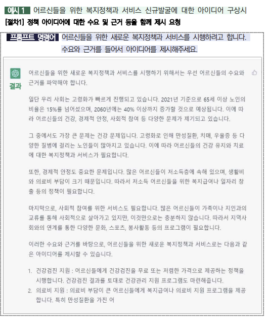 서울디지털재단이 발간한 챗GPT 업무 활용 사례집. 서울디지털재단 제공