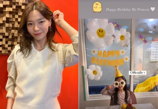 그룹 원더걸스 출신 가수 선예가 딸의 생일을 축하했다. SNS 캡처