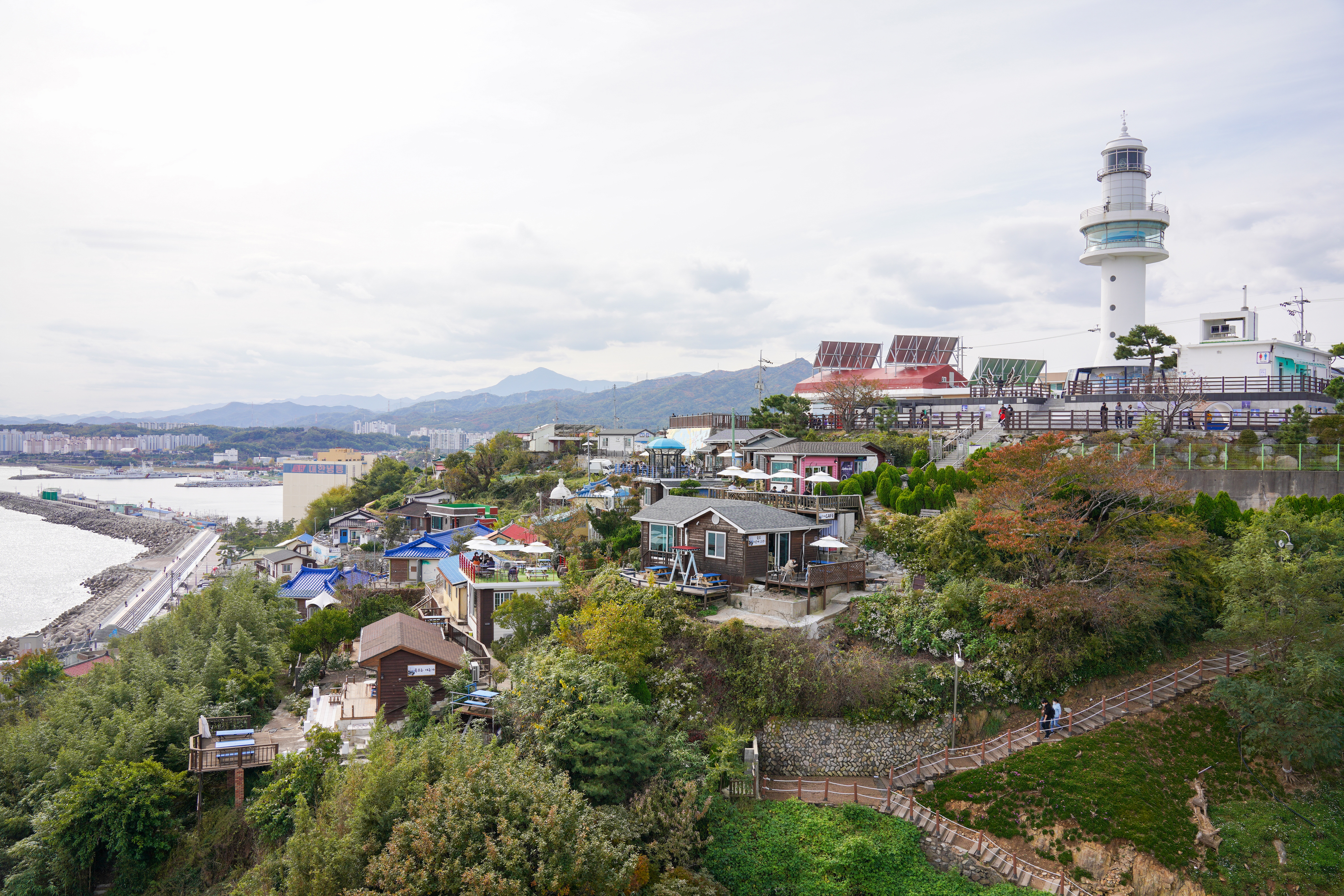 ‘파노라마 오션뷰’의 묵호등대.