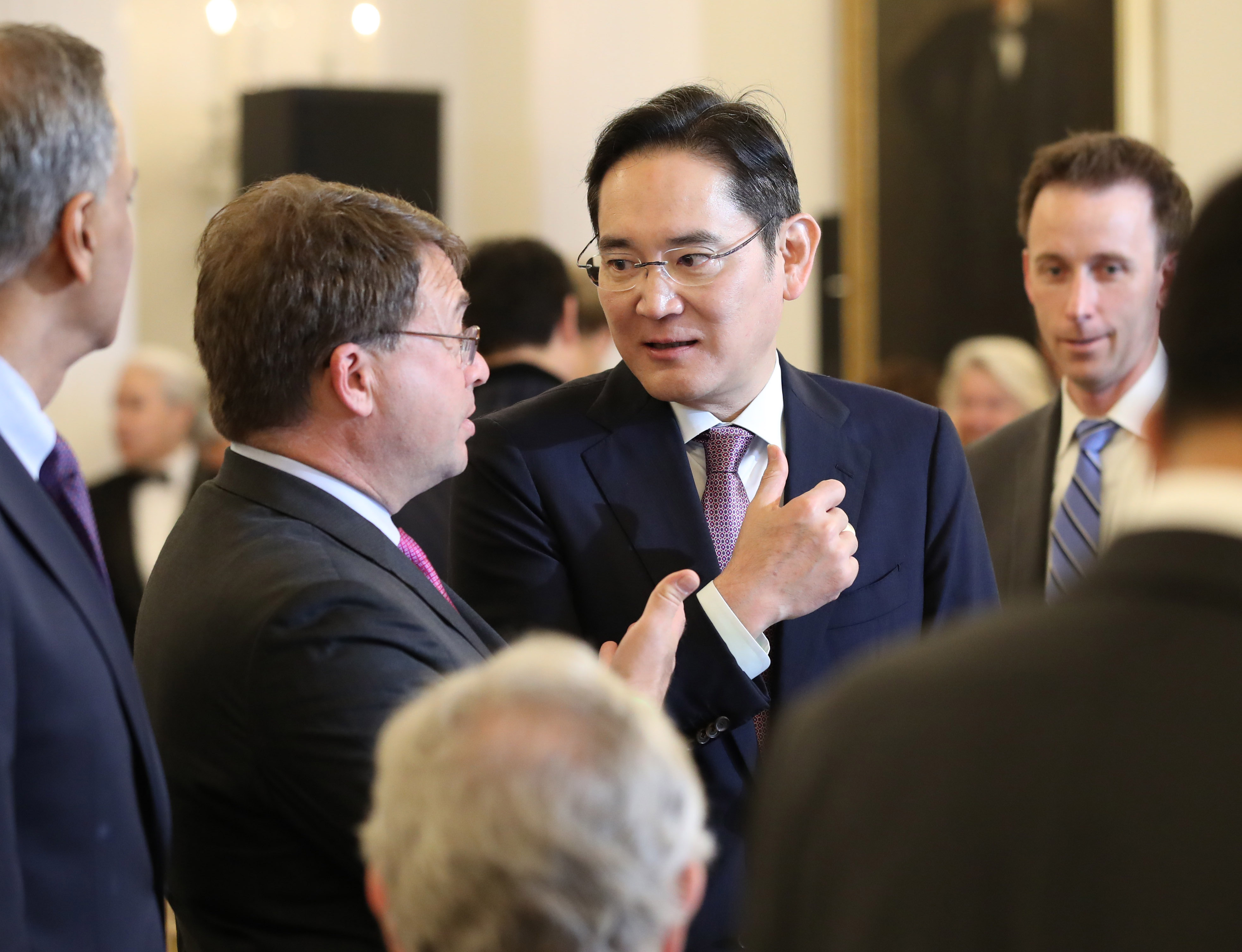 미 국무장관 주최 국빈오찬 참석한 이재용 삼성전자 회장